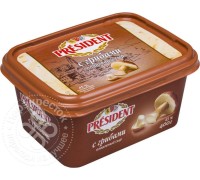 Сыр плавленый Lactalis President с грибами 45% 400г ванноч.
