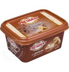 Сыр плавленый Lactalis President с грибами 45% 400г ванноч.