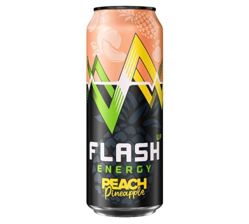 Flash Up Energy Peach Pineapple т/у бан 0,45 л Flash Up Energy Peach Pineapple т/у бан 0,45 л