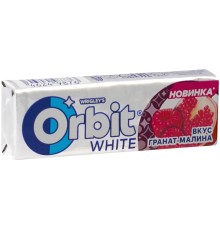 Orbit Белоснежный Гранат Малина жевательная резинка