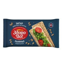 Хлебцы вафельные Здорово! Льняные 70гр