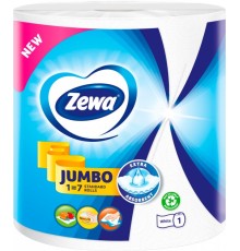 Zewa бум полотенца Jumbo 2 сл 1 рул (белые)