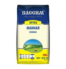 Крупа манная пассим марка м 700г мяг/уп