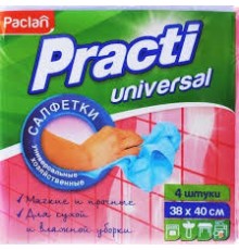 Paclan Practi салфетка для уборки из нетканного полотна 38x 40см 4шт