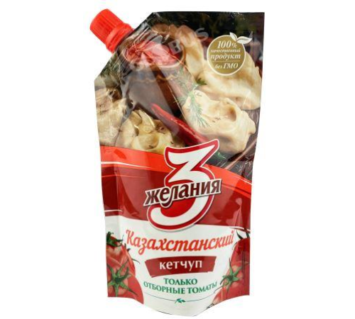 Кетчуп 3 желания "Казахстанский" 250г с дозатором