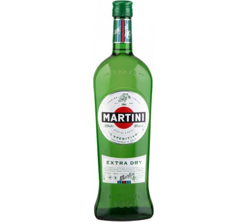 Вермут martini драй алк экстра драй белое сух 1л