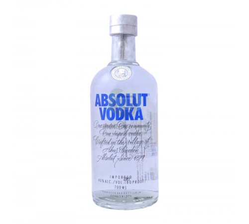 Водка Absolut 40% 0.7л стекло