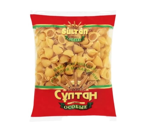 Макароны султан улитка 400г м/уп