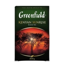 Чай greenfield 200г*14шт kenyan sunrise (черный крупнолистовой)/0795/