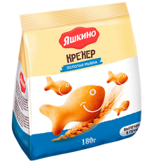 Крекер-Зол.Рыбка Яшкино 180гр