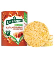 Хлебцы dr.korner 90г кукурузно-рисовые карамельные