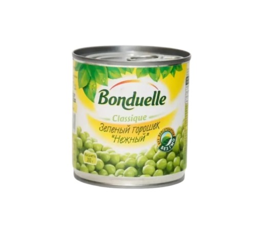 Горошек зеленый Bonduelle 200г х 12 Венгрия