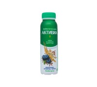 Активиа пит черника/злаки/лен 270мл