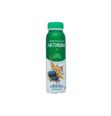 Активиа пит черника/злаки/лен 270мл
