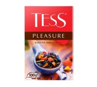 Чай Tess pleasure 100г черн.c шип, яблок,лепестк.цвет,и ар.троп.фруктов листовой