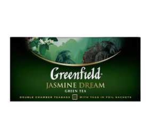 Чай greenfield пакетированный в термосаше jasmine Dream.Green tea. (2г х25п.) [*15] 0373-15