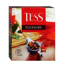 Чай Tess pleasure 25x1.5г черн.c шип, яблок,лепестк.цвет,и ар.троп.фруктов с/я