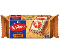 Хлебцы щедрые! ржаные хрустящие 100г
