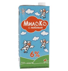 Молоко милоко 6%