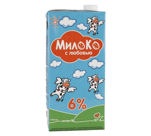 Молоко милоко 6%