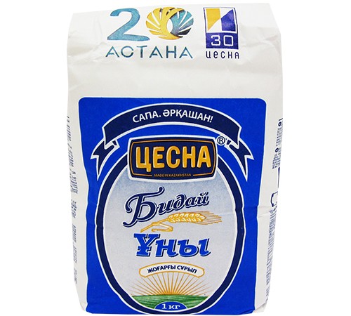 Мука цесна фасованная в/с 1кг