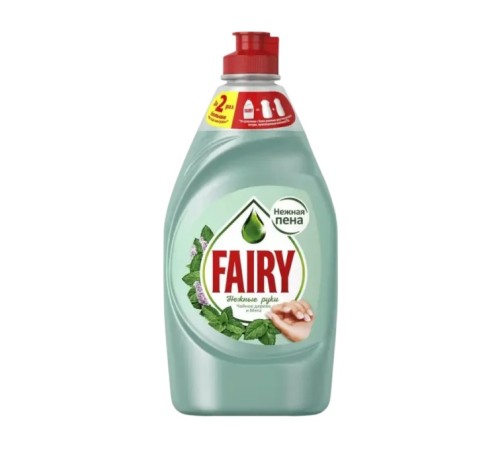 Fairy средство для мытья посуды 450м (21ш/у) чайное дерево и мята (нежные руки)