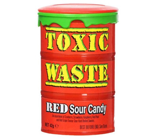 Кисло-Сл.Карамель Toxic Waste Red 42 гр Кисло-Сл.Карамель Toxic Waste Red 42 гр