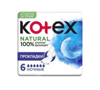 Прокладки Kotex Natural OVN 6in-16