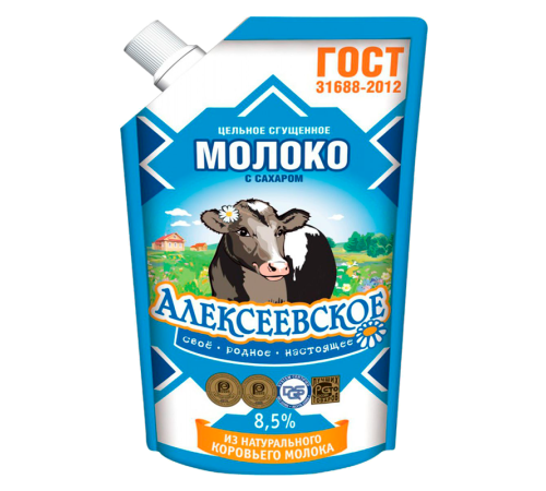 Сгущ.Алексеевская 650гр.Дойпак