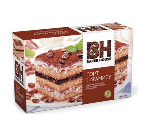 Торт бисквитный "Baker House" Тирамису 350гр