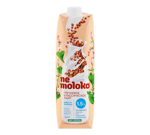 Nemoloko нап.гречневый класс.лайт 1л