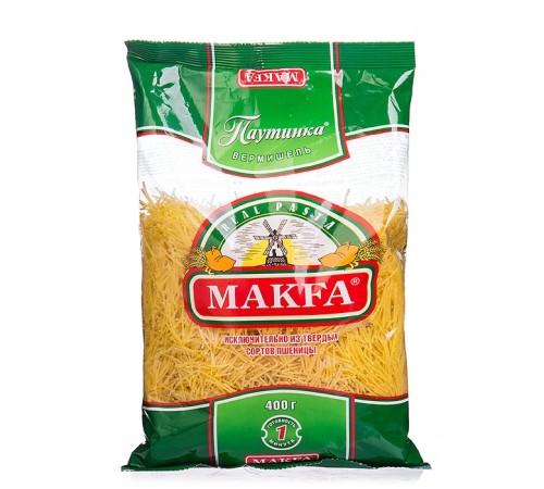 Makfa "Паутинка" вермишель 400г мяг/уп