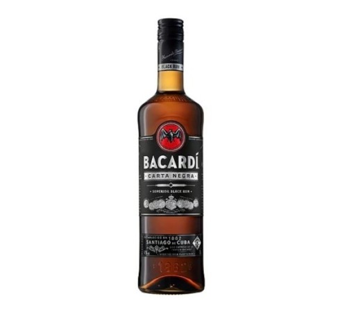 Ром Bacardi Black темный 40% 0.5л ст/б