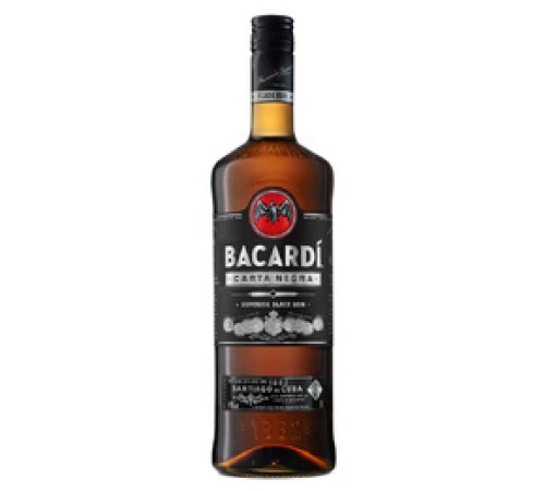Ром Bacardi Black темный 40% 0.5л ст/б