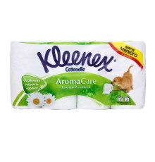 Бумага туалетная Kleenex нежная ромашка 3-сл 8рул.