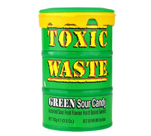 Кисло-Сл.Карамель Toxic Waste Green Drum 42 гр Кисло-Сл.Карамель Toxic Waste Green Drum 42 гр