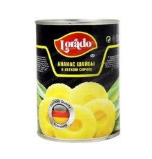 Консервы Lorado ананас шайба жб 580г Германия