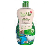 BioMio Средство для мытья посуды,фруктов,овощей без запаха, с экстр. хлопка и ион.се