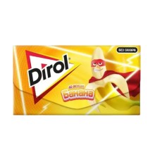 Dirol жевательная резинка со вкусом банана