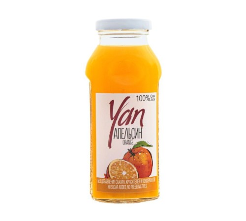 Сок апельсиновый yan, 0.25л, армения