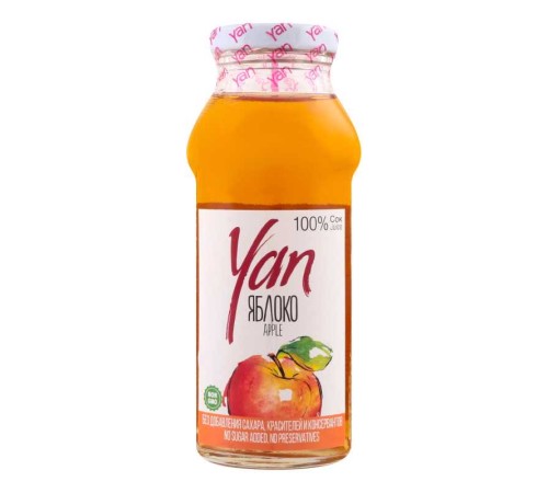 YAN Сок Яблочный 0.25л