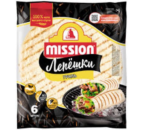 Лепешки MISSION gril 166гр Лепешки MISSION gril 166гр