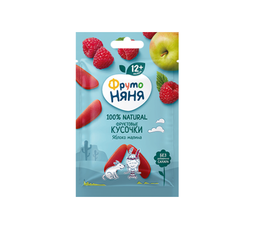 ФН 15г Фруктовые кусочки из яблок и малина