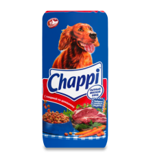 Корм для собак chappi сухой с говядиной сытный мясной обед 7153/7295 0.6