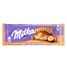 Milka 300 г. с миндалем и карамельной начинкой