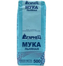 Мука гарнец льняная 500г м/у