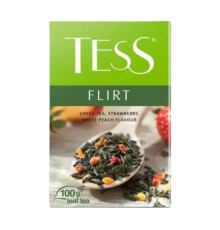 Чай Tess флирт зеленый 100г (зелен кит.ябл.ч.см.цедр.цитр.кусоч.земл)