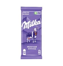 Milka 90гр Молочный шок.с двухсл.начинкой