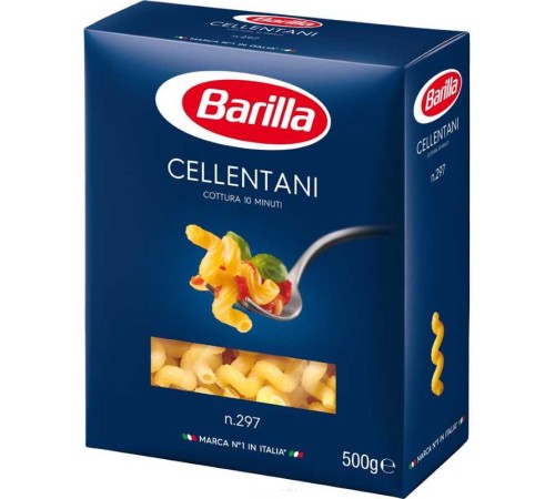 Barilla паста Cellentani (ЧЕЛЛЕНТАНИ) 450гр