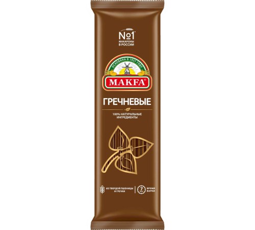 Makfa Вермишель длинная гречневая 500г мяг/уп